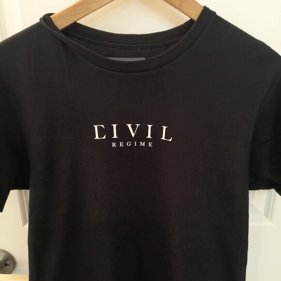 Civil Regime T-Shirt – Black – Size Small – "Celebrate the Difference" Graphic - Picture 1 of 4